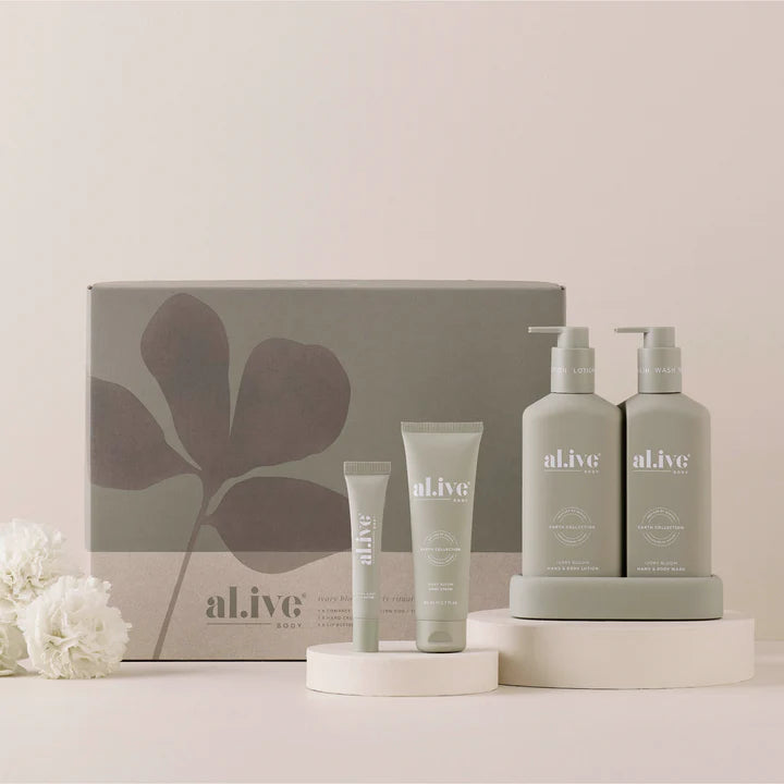 al.ive Ivory Bloom Body Ritual Set