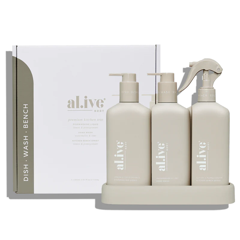 Al.ive Premium Kitchen Trio - Lemon & Pomegranate | Watermelon & Lime