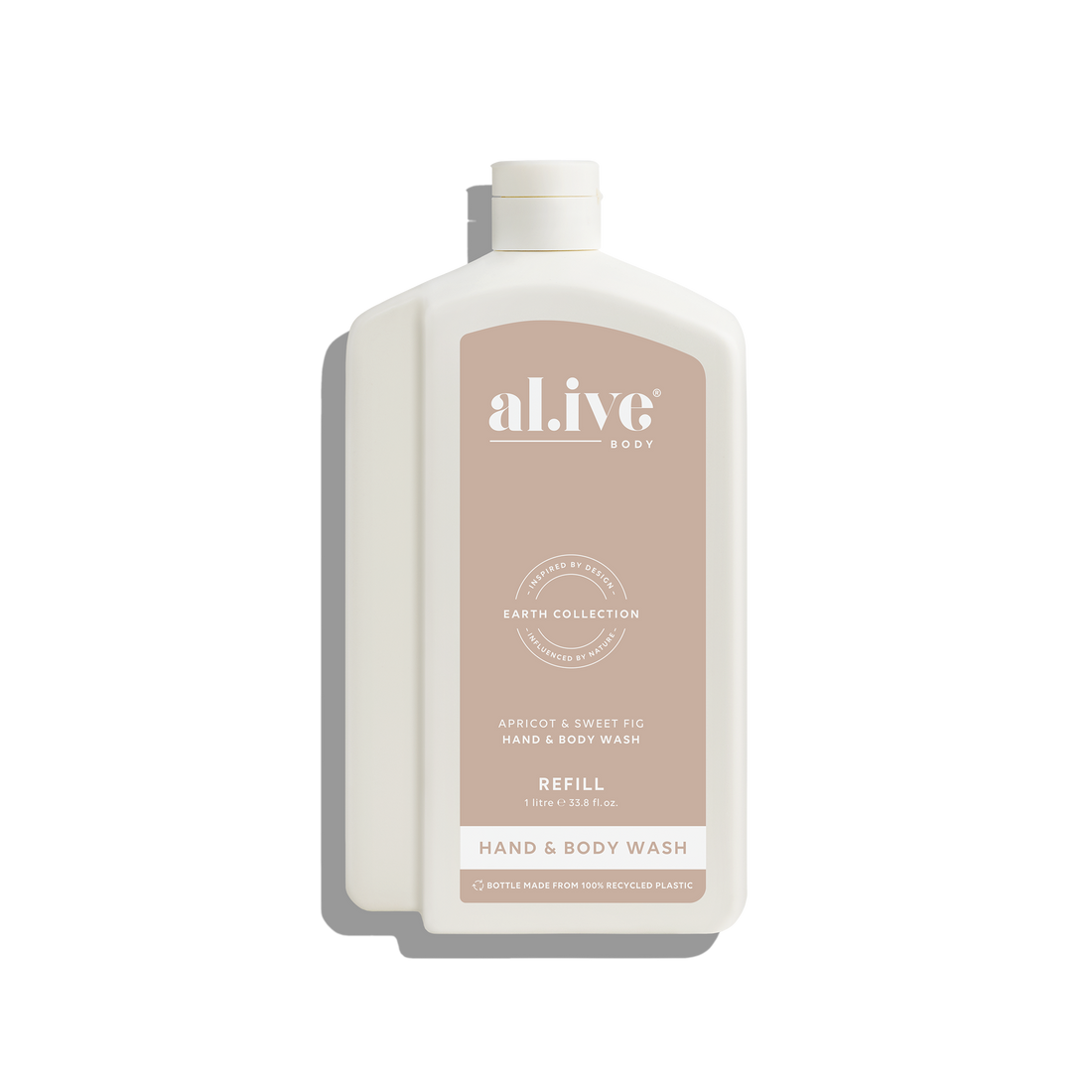 al.ive 1L wash refill - Apricot &amp; Sweet Fig