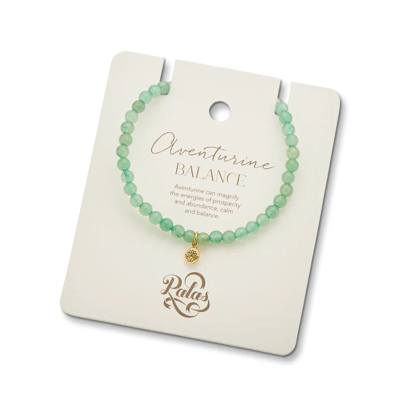Palas Aventurine Balance Healing Gem Bracelet