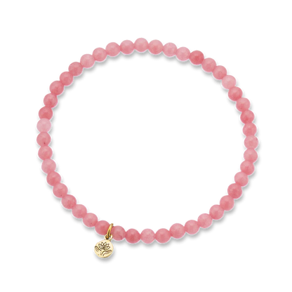 Palas Pink Jade Love Healing Gem Bracelet