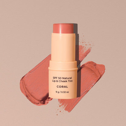 Avocado Zinc SPF50 Lip &amp; Cheek Tint - Coral