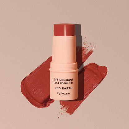 Avocado Zinc SPF50 Lip &amp; Cheek Tint - Red Earth