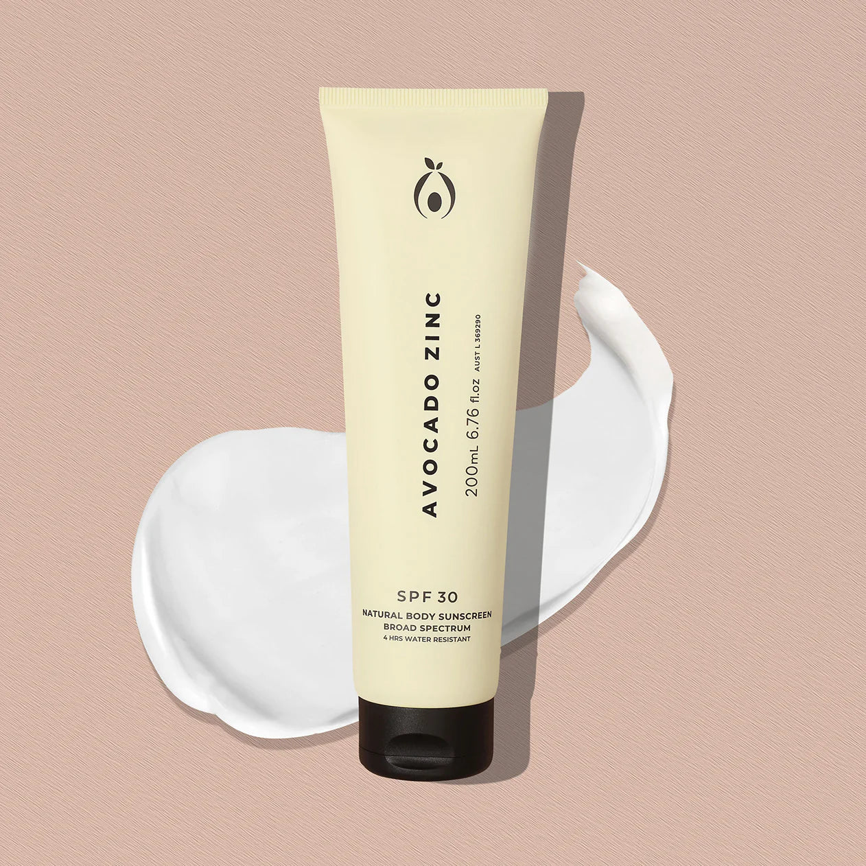 Avocado Zinc Natural Body Sunscreen SPF30 200ml
