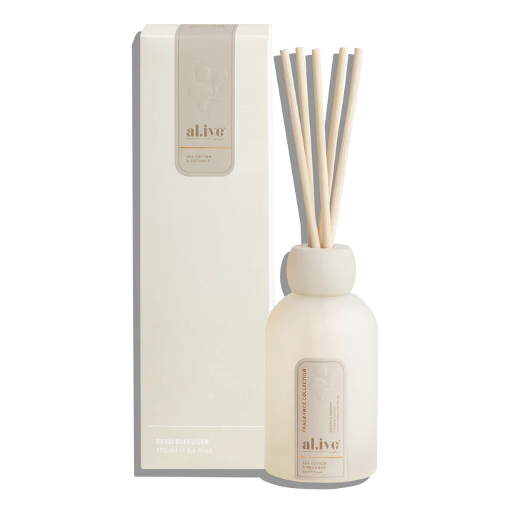 al.ive Sea Cotton and Coconut Reed Diffuser