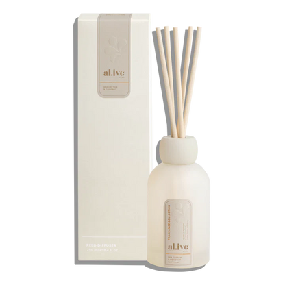 al.ive Sea Cotton and Coconut Reed Diffuser