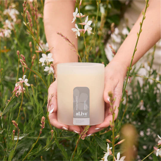 al.ive Ivory Bloom Soy Candle