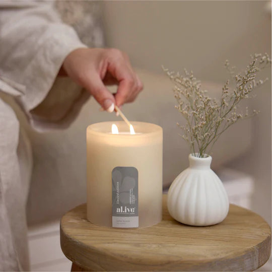 al.ive Ivory Bloom Soy Candle