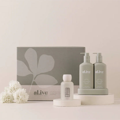 al.ive Ivory Bloom Home Ritual Set