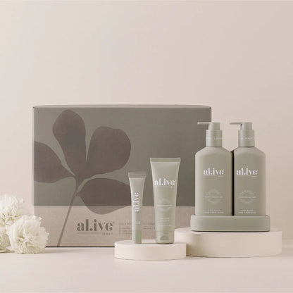 al.ive Ivory Bloom Body Ritual Set