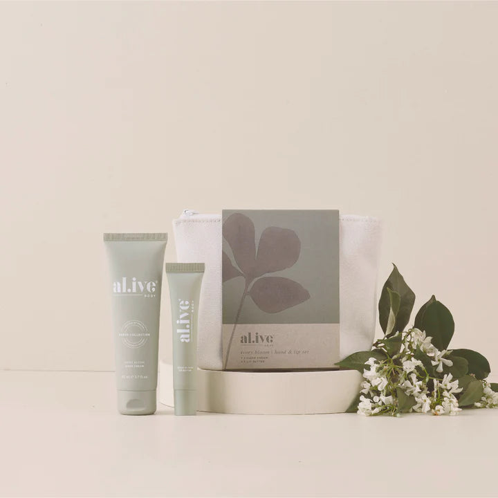 al.ive Ivory Bloom Hand &amp; Lip Set