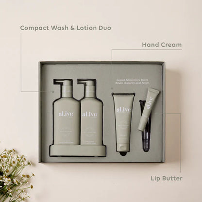al.ive Ivory Bloom Body Ritual Set