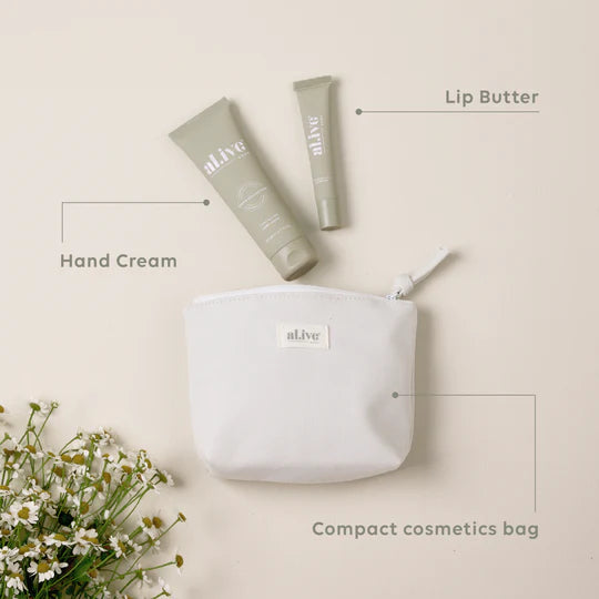al.ive Ivory Bloom Hand &amp; Lip Set