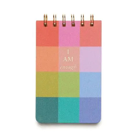 Designworks Collective Rainbow Check Twin Wire Notepad