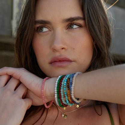 Palas Green Howlite Healing Gem Bracelet