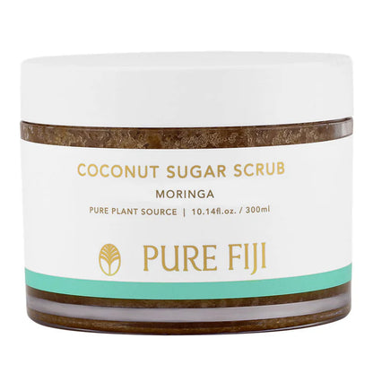Pure Fiji Coconut Sugar Scrub (10oz/300ml) - Moringa