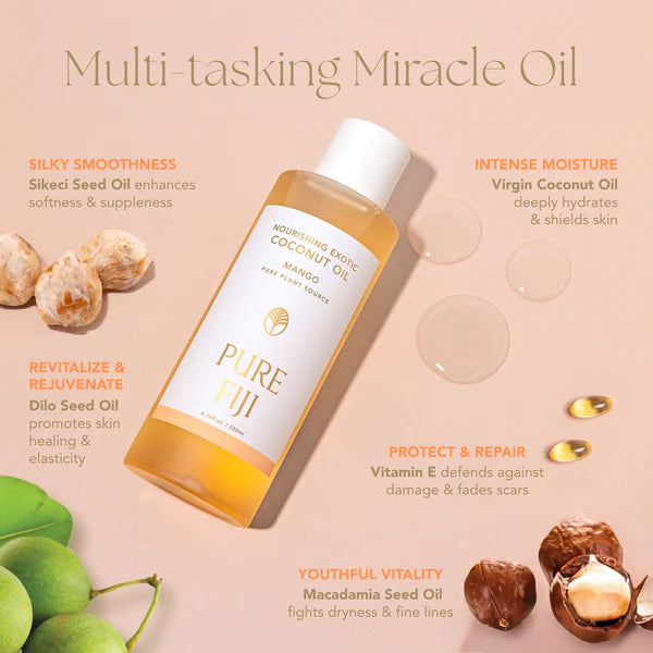 Pure Fiji - Nourishing Exotic Coconut Oil (230ml)